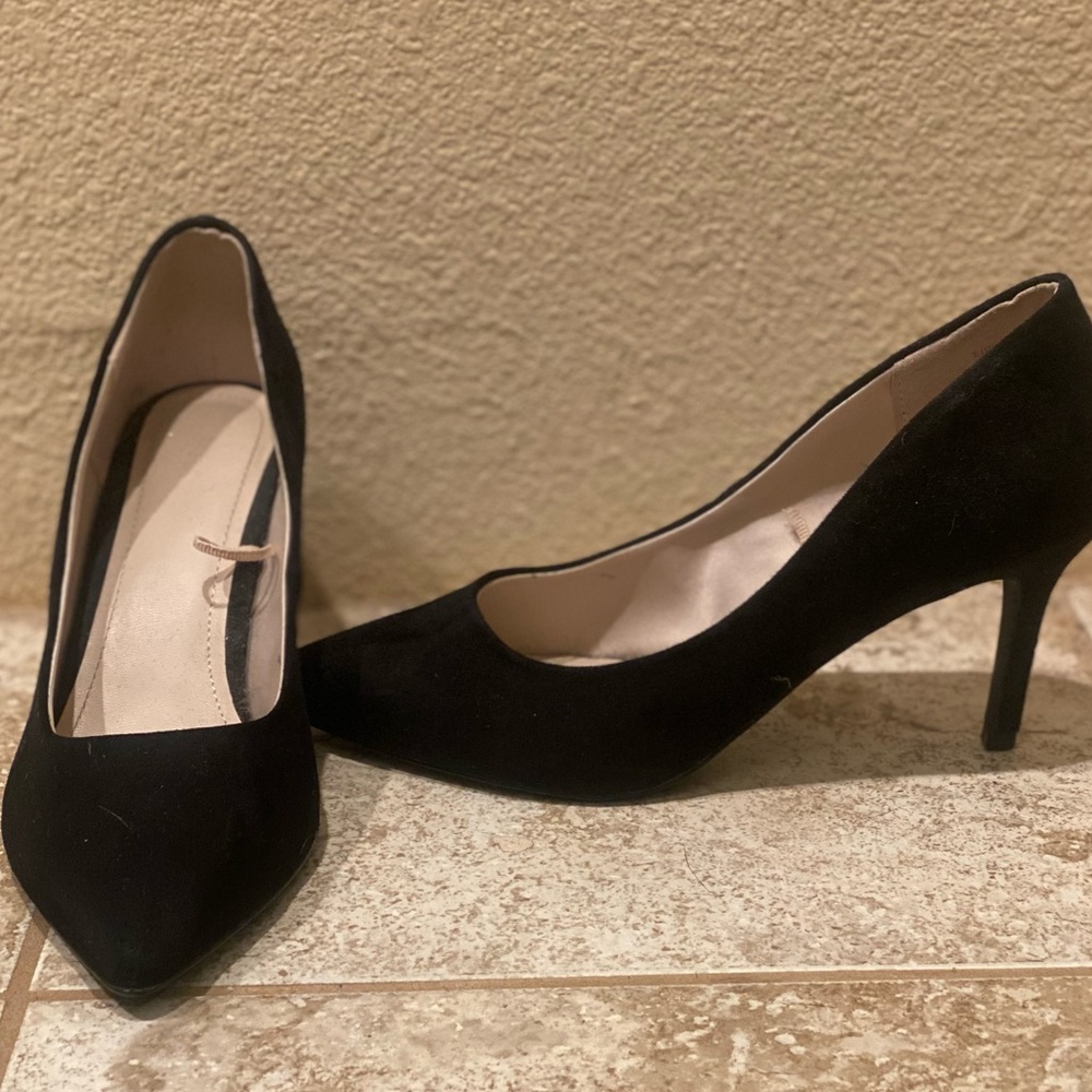 H&M *barely worn* Stiletto Pumps, Black, Size 8 (Eur 38)